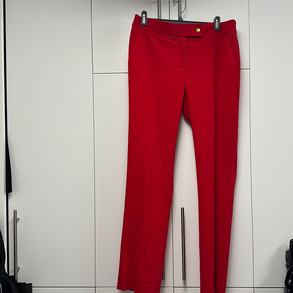 Tahari red pants